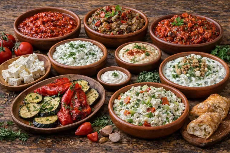 Sauces et mezzés