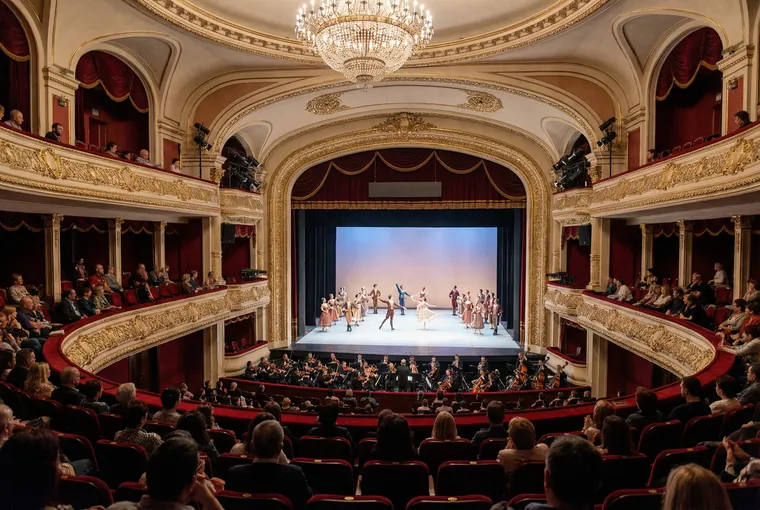 Salle de spectacle à l'italienne à Sofia, Bulgarie