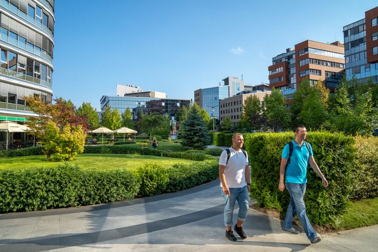 Sofia, quartier d'affaires moderne