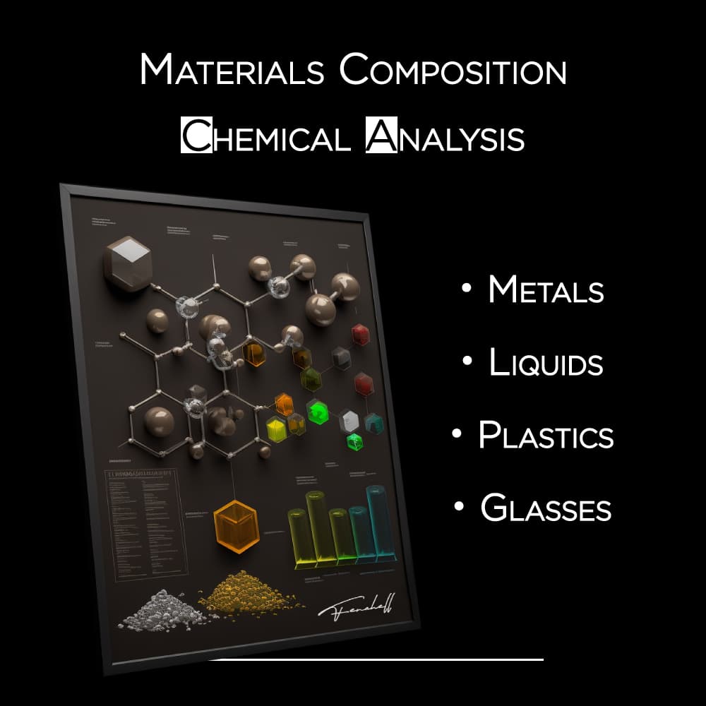 material composition analysis chemicals formula molecules reverse engineering